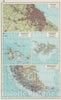 Historic Map : Chile , Buenos Aires (Argentina), Galapagos Islands (Archipielago de Colon) 1967 Buenos Aires, Galapagos, Falklands Straits of Magellan, Vintage Wall Art
