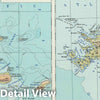 Historic Map : Chile , Buenos Aires (Argentina), Galapagos Islands (Archipielago de Colon) 1967 Buenos Aires, Galapagos, Falklands Straits of Magellan, Vintage Wall Art