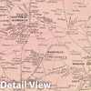Historic Map - 1864 Manheim Township, Lancaster County, Pennsylvania, Atlas - Vintage Wall Art