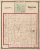 Historic Wall Map : National Atlas - 1872 Newton Township, Whiteside County, Illinois. Mineral Springs. - Vintage Wall Art