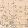 Historic Wall Map : National Atlas - 1872 Newton Township, Whiteside County, Illinois. Mineral Springs. - Vintage Wall Art