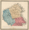 Historic Map - 1862 Penn, Centre, and Bern Townships, Berks County, Pennsylvania. - Vintage Wall Art