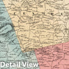 Historic Map - 1862 Penn, Centre, and Bern Townships, Berks County, Pennsylvania. - Vintage Wall Art