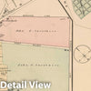 Historic Map : 1876 Frankfort, Hanover Township, Beaver Co. PA. - Vintage Wall Art
