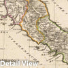 Historic Map : Italy, 1822 Italien. , Vintage Wall Art