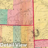 Historic Map : 1872 Nebraska, and the territories of Dakota, Idaho, Montana and Wyoming. - Vintage Wall Art
