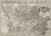 Historic Map : Isle-de-France , France 1632 Description du Pays de la Beauce. , Vintage Wall Art