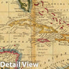 Historic Map : 1821 West Indies. - Vintage Wall Art