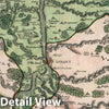 Historic Map : Meuse River (Belgium) 1705 Les Environs de Dinant, de Philippeville, et de Charlemont. , Vintage Wall Art