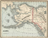 Historic Map : 1893 Alaska : Vintage Wall Art