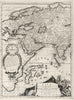 Historic Map : 1693 (West) Asia. - Vintage Wall Art