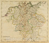 Historic Map : 1814 Germany. v1 - Vintage Wall Art