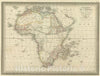 Historic Map : 1826 Carte Generale de l'Afrique. - Vintage Wall Art