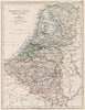 Historic Map : 1906 Netherlands, Belgium, and Luxemburg (Luxembourg). - Vintage Wall Art