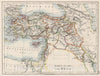 Historic Map : 1906 Turkey in Asia. - Vintage Wall Art