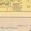 Historic Map : 1885 Saccarappa, Cumberland Mills, Washburn Village. - Vintage Wall Art