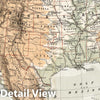Historic Map : United States, 1896 Vereinigte Staaten und Mexiko , Vintage Wall Art