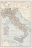 Historic Map : 1901 Italy and San Marino - Vintage Wall Art