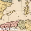Historic Map : France; Spain; Italy; Tunisia, Mediterranean 1822 Expeditio Hannibalis Poenorum Ducis, , Vintage Wall Art