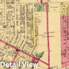 Historic Map : 1877 City of Parkersburg, Wood Co, W. Va. - Vintage Wall Art