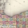 Historic Map - 1872 Cuyahoga, Erie, Huron, Lorain, Medina, Ottawa, Sandusky, Seneca, and Summit counties. - Vintage Wall Art