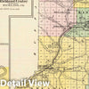 Historic Map : 1878 Trempealeau County, Wisconsin. - Vintage Wall Art