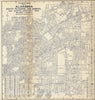 Historic Wall Map : 1938 Thomas Bros. Map of Alhambra, South Pasadena, San Gabriel, San Marino, Monterey Park, Wilmar - Vicinity, California. - Vintage Wall Art