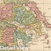 Historic Map : Greece; Albania, Crete 1815 Graecia Antiqua. , Vintage Wall Art