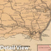 Historic Map : 1886 Cass Magisterial District, Monongalia County, West Virginia. Smithtown. Cassville. - Vintage Wall Art