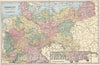 Historic Map : 1901 Germany - Vintage Wall Art