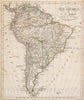 Historic Map : 1822 Sud-America. - Vintage Wall Art