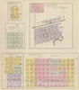Historic Map : Bazine (Kan.), Kansas, 1887 Bazine, Sidney, Nonchalanta, Harold, Beelerville. , Vintage Wall Art
