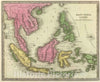 Historic Wall Map : 1848 East India Isles. - Vintage Wall Art