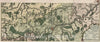 Historic Map : Belgium, 1705 Les Environs de Namur, de Huy, et de Charle-Roy, ou se trouve encore la Hasbaye. , Vintage Wall Art