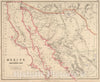 Historic Map : National Atlas - 1857 Mexico, North-western States. - Vintage Wall Art