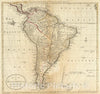 Historic Map : National Atlas - 1795 South America. - Vintage Wall Art
