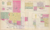 Historic Wall Map : 1887 Beloit, Victor, Waconda Springs, Morton, Asherville, Vining, Clifton, etc. - Vintage Wall Art