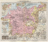 Historic Map : Germany, 1892 Nr. 4. Das Deutsche Land. (Germany,) , Vintage Wall Art
