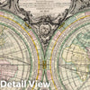 Historic Map : 1760 Mappe-Monde Geo Spherique - Vintage Wall Art