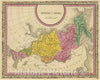 Historic Map : 1845 Russia In Asia. - Vintage Wall Art