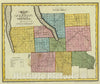 Historic Map : 1829 Tompkins County. - Vintage Wall Art