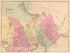 Historic Map : 1871 Lynn. - Vintage Wall Art