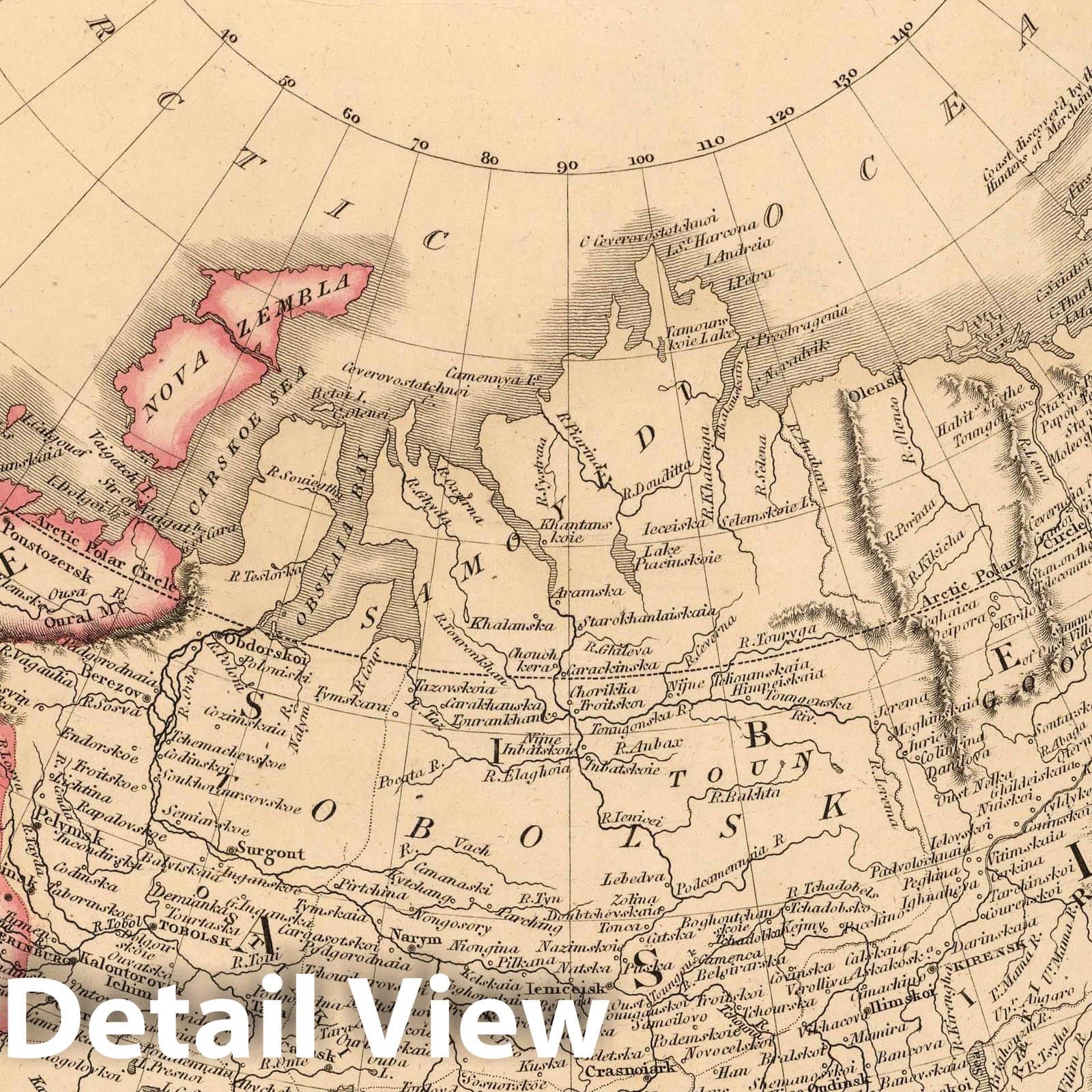 Historic Map : 1808 Russian Empire. - Vintage Wall Art