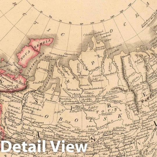 Historic Map : 1808 Russian Empire. - Vintage Wall Art