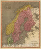 Historic Map : 1812 Sweden, Denmark, Norway. - Vintage Wall Art