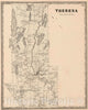 Historic Map : 1864 Theresa, Jefferson County, New York. - Vintage Wall Art