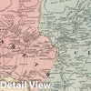 Historic Wall Map : 1864 Elizabeth and Clay Townships, Lancaster, Pennsylvania. - Vintage Wall Art