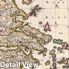 Historic Map : Greece, Aegean Sea 1682 Graecia Universa. , Vintage Wall Art