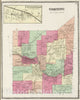 Historic Map : 1873 Corning. Centerville. - Vintage Wall Art