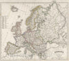 Historic Map : 1846 Europa. Entworfen und gezeichnet von Dr. F.W. Streit - Vintage Wall Art